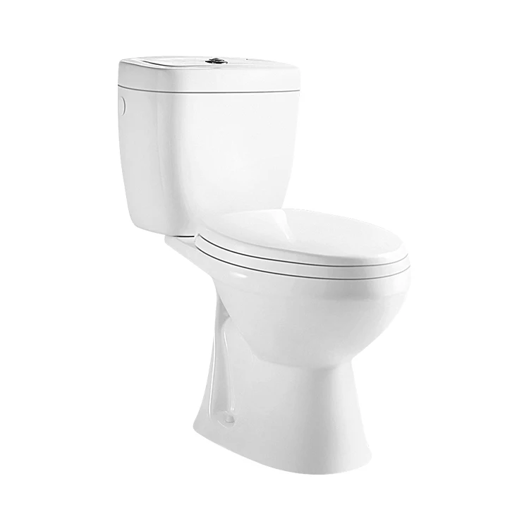 Cheap Elongated Two Piece Toilet Bowl WC Wash Down Inodoro P-trap S-trap White Bathroom Toilets