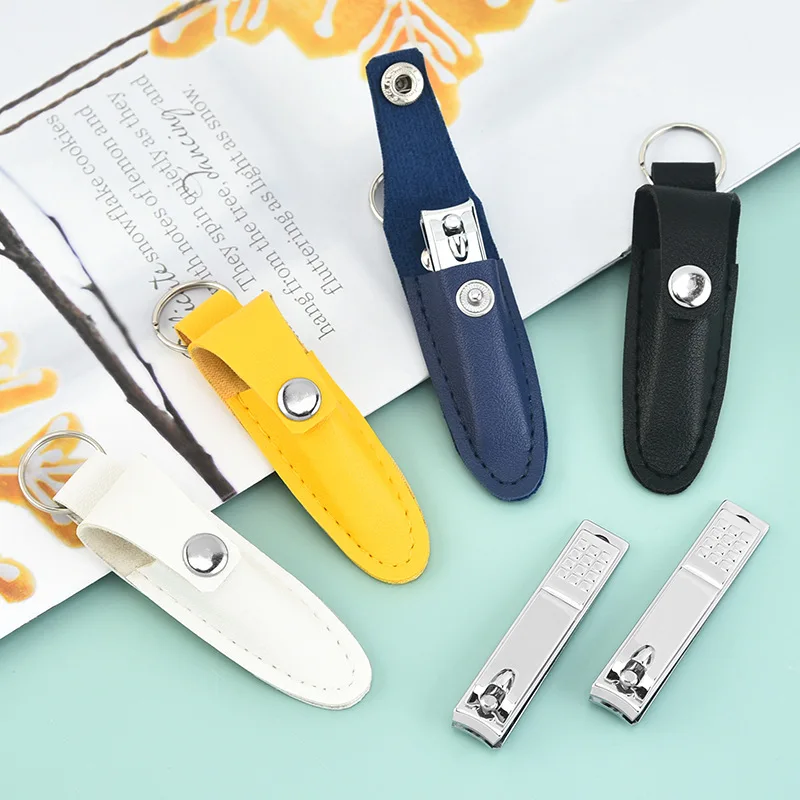 Hot Sale Custom logo Nail Clipper Set Manicure Tool Nail Clipper With Leather Care