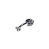 Titanium color + white love stone