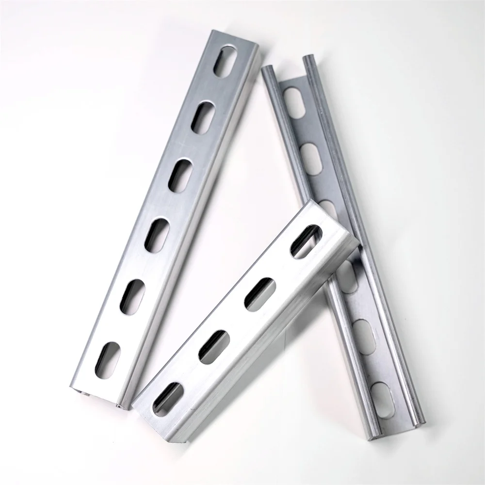 Galvanized U C Channel Steel Strut Slotted Purlin Construction Section Roof Purlin