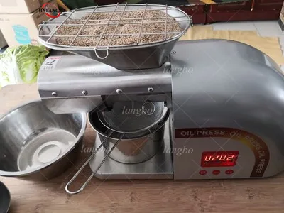 Бытовой Масляный Пресс из нержавеющей стали с контролем температуры