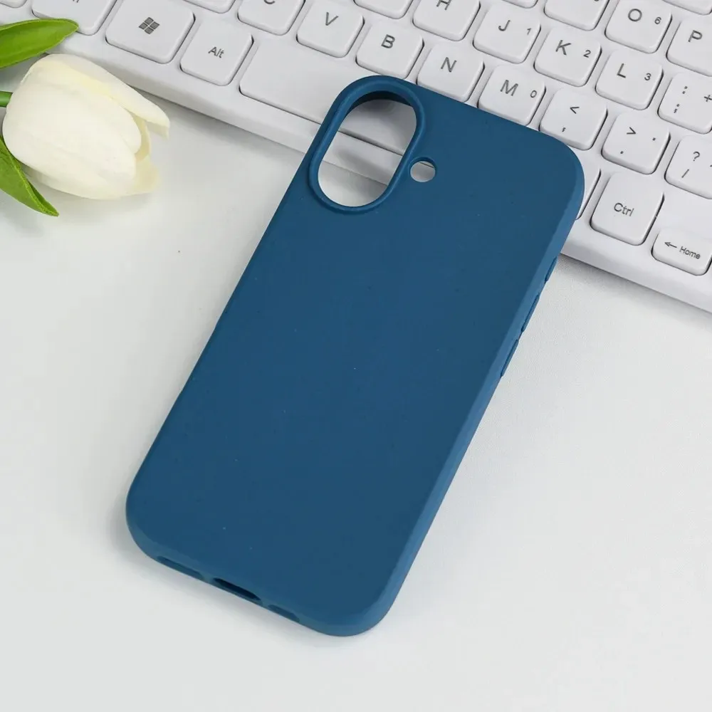 product laudtec eco friendly phone case solid color shockproof back cover degradable shell for iphone 17 air 14 pro max sjk1079-8