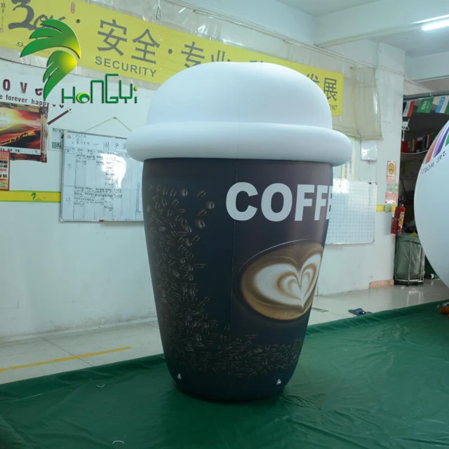 Giant Inflatable Coffee Cup Custom Inflatable Cup Balloon for Advertisement