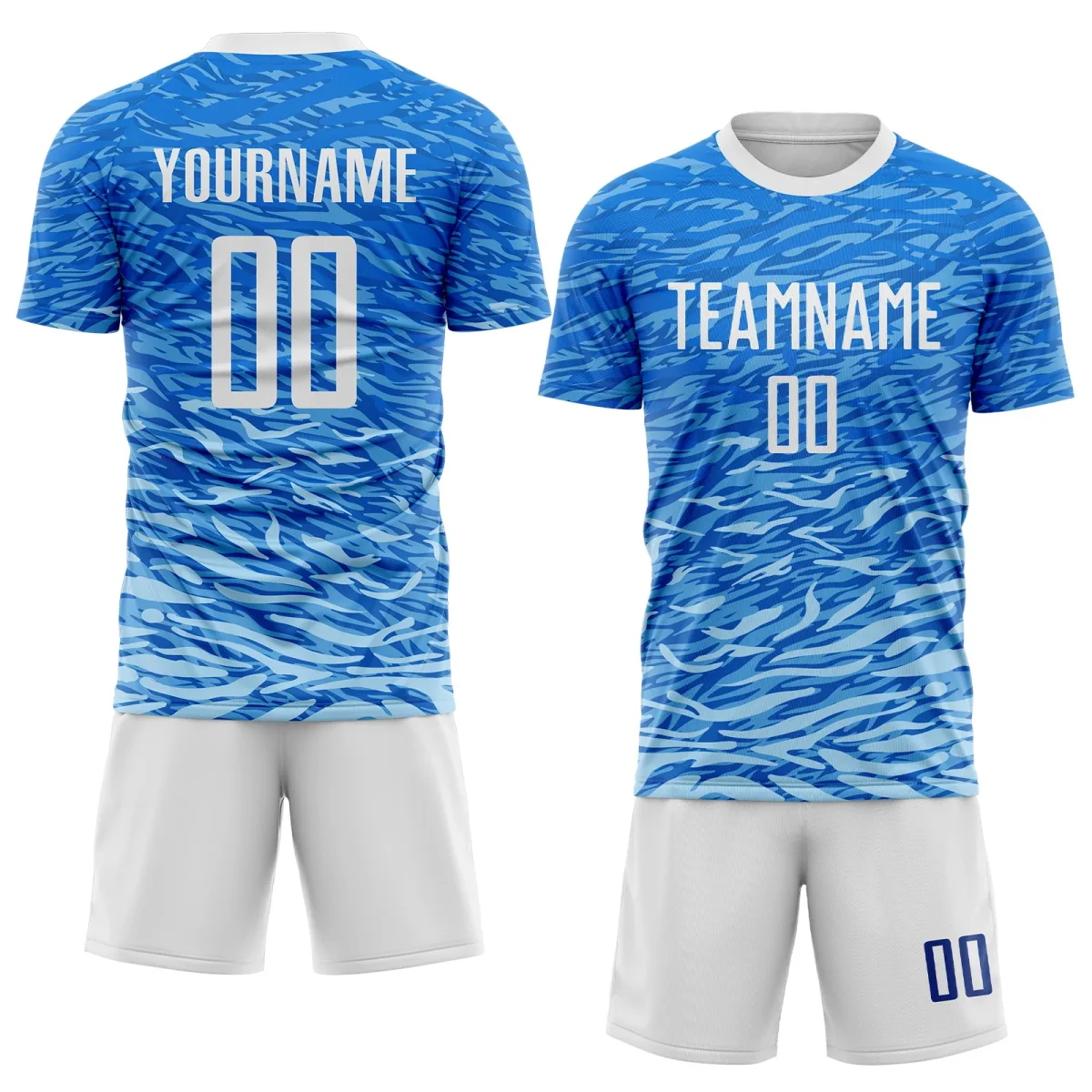 Aowei Factory Direct Full Set Soccer Uniform Sublimation Printing SoccerJersey Football Uniforms