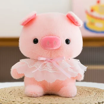 Cotton Stuffed Pig Big Bag Embroidered Fruit-Themed Birthday Gifts Spider Elephant Star Tag PP Cotton Stress Relief