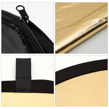 GODOX 59"x79" 150 X 200cm 5 in 1 Portable Collapsible Light Round Photography Reflector for Studio detail image
