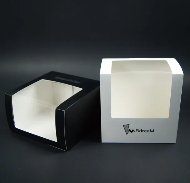 China Supplier Wholesale Flat Packed Baseball Hats Peaked Paper Box Snapback Hat Gift Box Black