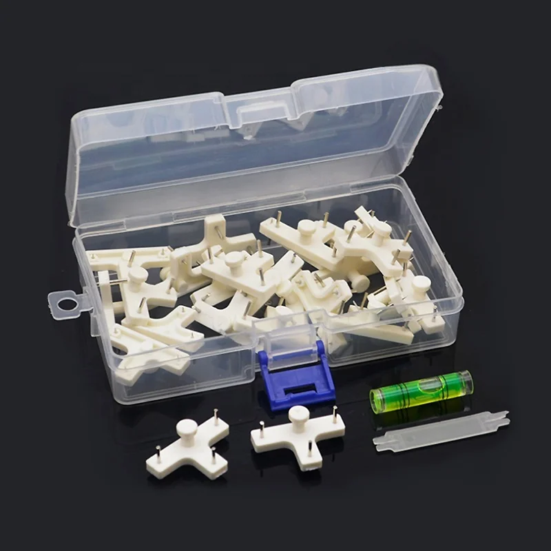 New Design T Shape Reinforced Trace Less Nail Plastic Hard Wall Hook