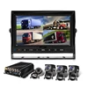 MDVR SD 4 canaux avec 4G+GPS, écran 7'', 4 caméras