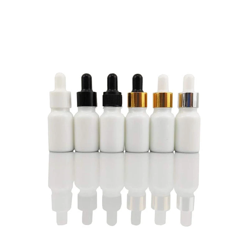 10 ml grossist fancy keramik rund tom glas eterisk olja droppflaska