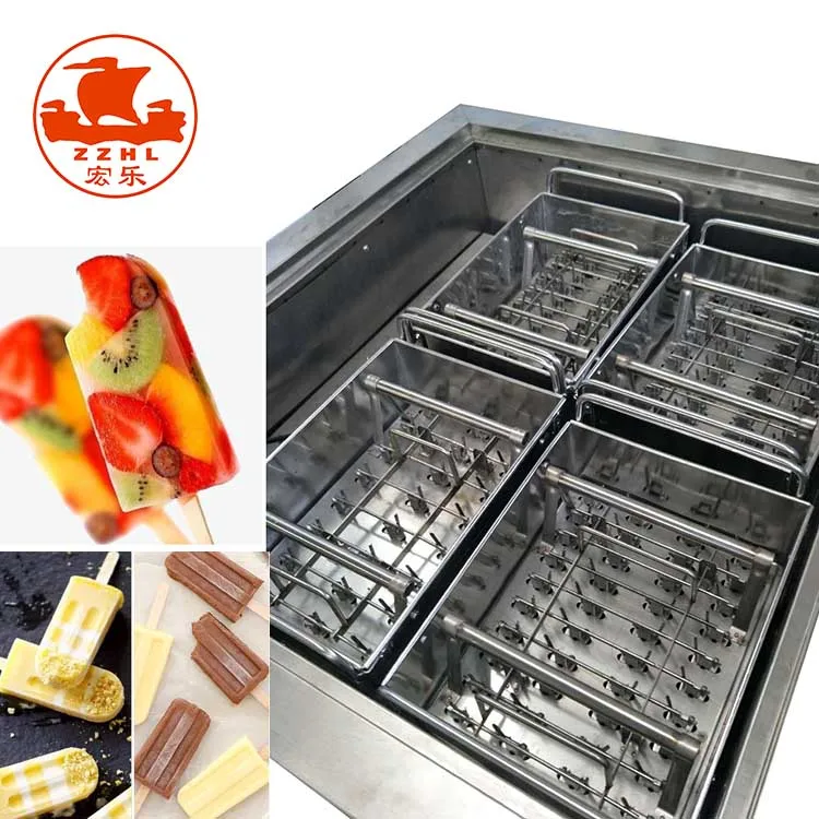 Migliore vendita nuova macchina per gelato commerciale automatica in acciaio inossidabile con 4 stampi per la produzione di succhiotti e ghiaccioli