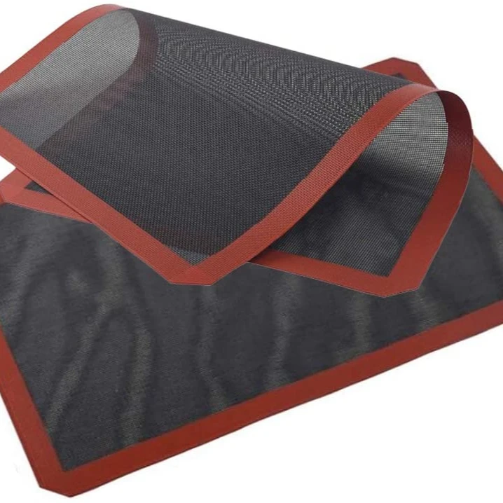 Антипригарный силиконовый коврик для выпечки перфорированный сетчатый