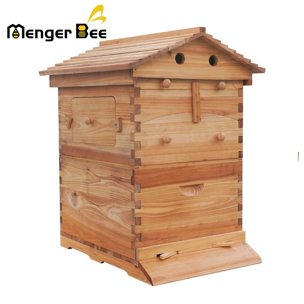 Self Flows Hive Automatic Beehive Wax Coated Self-Flowing Beehive For Harvest Honey