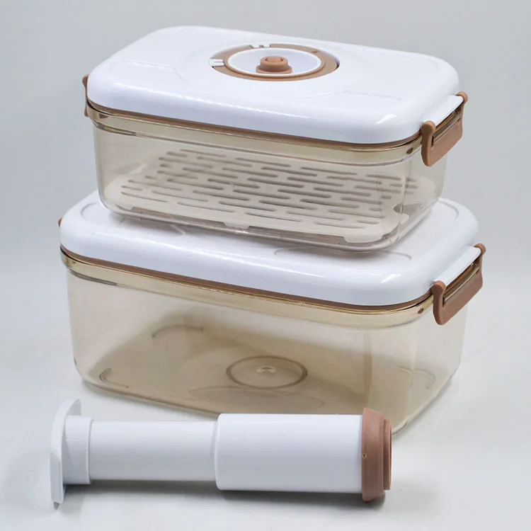 reusable airtight vacuum sealed food container