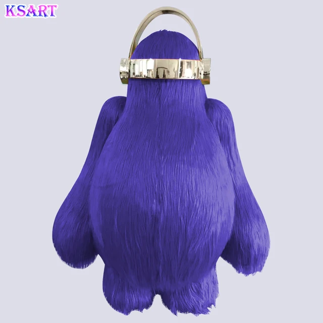 Modern art Long hair gorilla cartoon sculpture Hotel shopping mall sculpture window design floor decorations