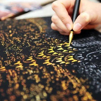 Scratch-Off Art For Adults