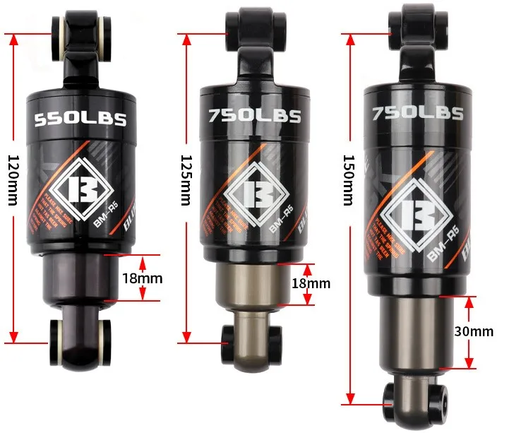 Ammortizzatore posteriore Hyperpro a 4 regolazioni vaschetta separata per BMW F 850 GS 2018-2024