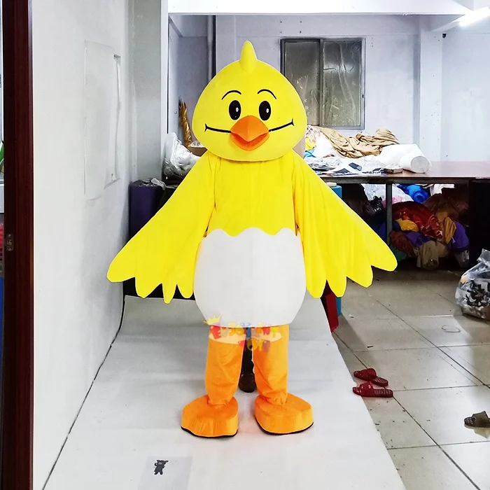 Costume de poussin - déguisement - carnaval - animal dhalloween - couleur  jaune - unisexe - enfants - taille s - 1-3 ans - i