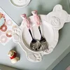 tenedor rosa