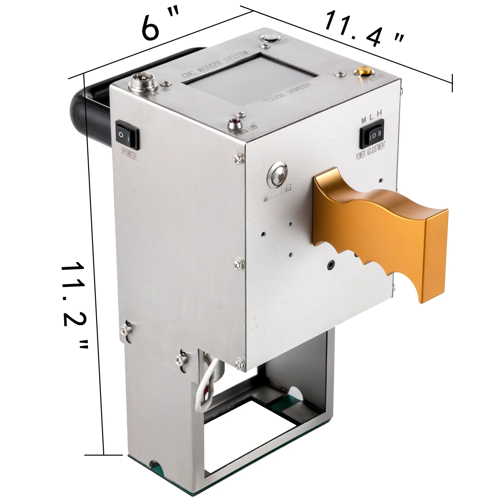 96HRA Marking Needle Electric Marking Machine Nameplate Marking Machine 70 X 20 mm for Pumps
