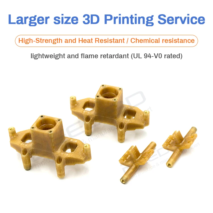 
 Служба 3d-печати UL94-V0 огнестойкий ULTEM 1010 PEI высокопрочный 220 градусов высокотемпературный и износостойкий пластик  