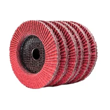 High Performance #60 Grit 100*16mm Ceramic Flap Disc For Polishing And Grinding Carbon Steel And Alloy