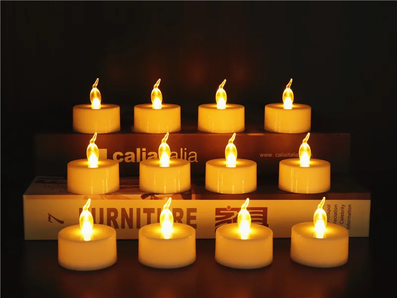 Wholesale Cheap Flameless Flickering Led Candle Tea Light Battery