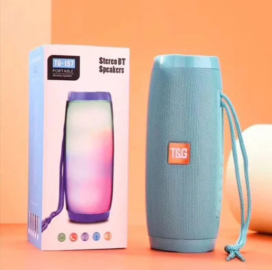 Шэньчжэнь TG157, колонка с синими зубьями, Настольная колонка, водонепроницаемая портативная уличная колонка с супер басами, громкие Колонки со светодиодом TG 157
