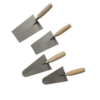 Construction Tool High Quality Wooden Trowels Carbon Steel Bricklaying Trowel