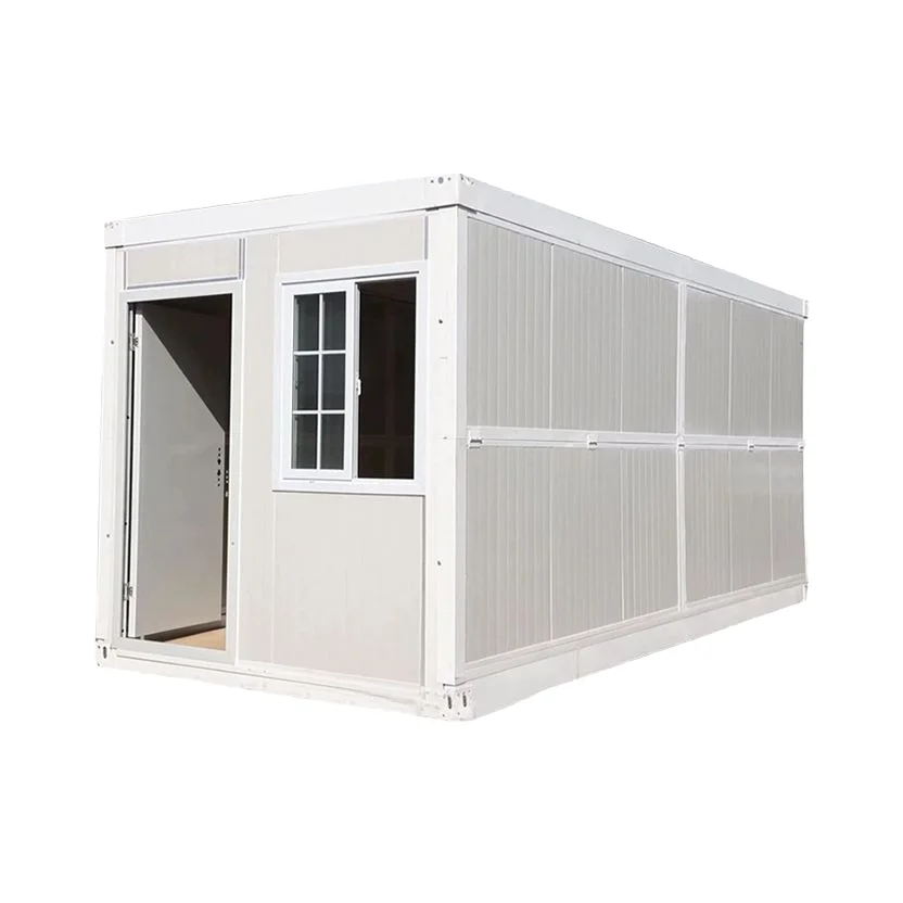 product 20ft portable prefabricated flat pack foldable container house expandable two story detachable tiny home for supermarkets-1