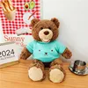 Orso Sorridente Blu 70 cm, Dimensioni come sopra