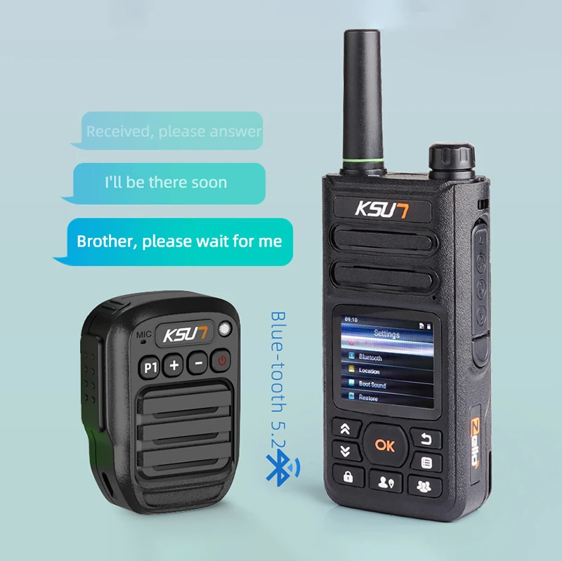 ZL18 Android Two Way Radio POC 100 200 500 1000 3000 Mile 200km 50km Long Range Simcard 4g LTE Walkie Talkie for Zello APP