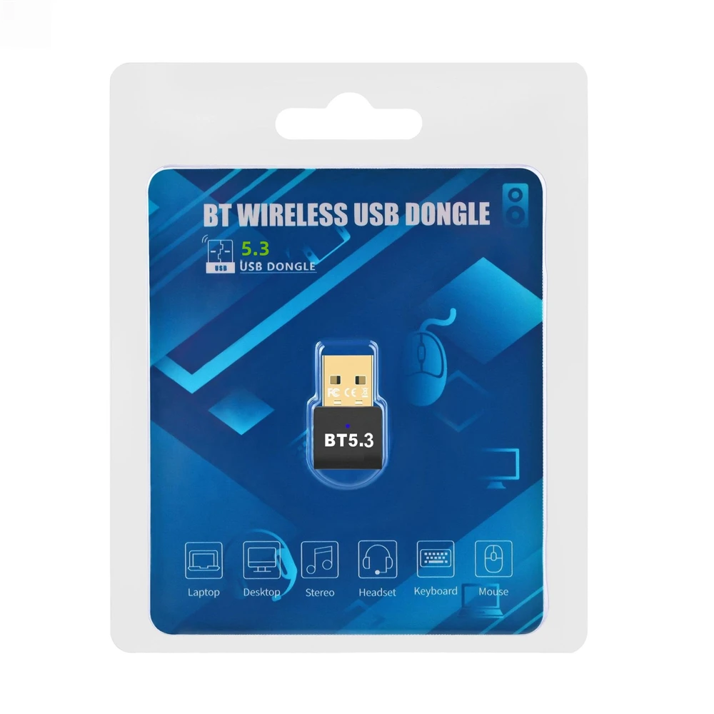 Clé USB Bluetooth 5.0 Vues - Adaptateur Pour PC Windows, Portée 20m, Transfert Rapide 3Mbps, Compatible Windows 11/10/8/7