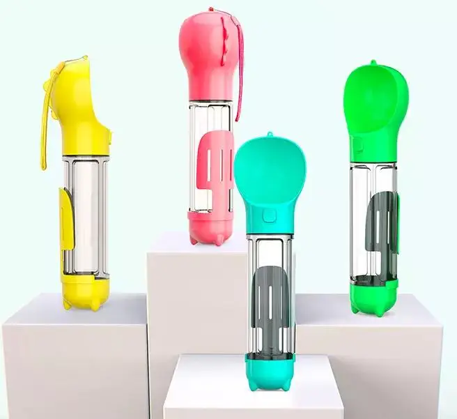 Заводские товары для домашних животных портативная многофункциональная переработанная бутылка воды и еды щенков пластиковая 3 в 1 устойчивая маска аксессуары