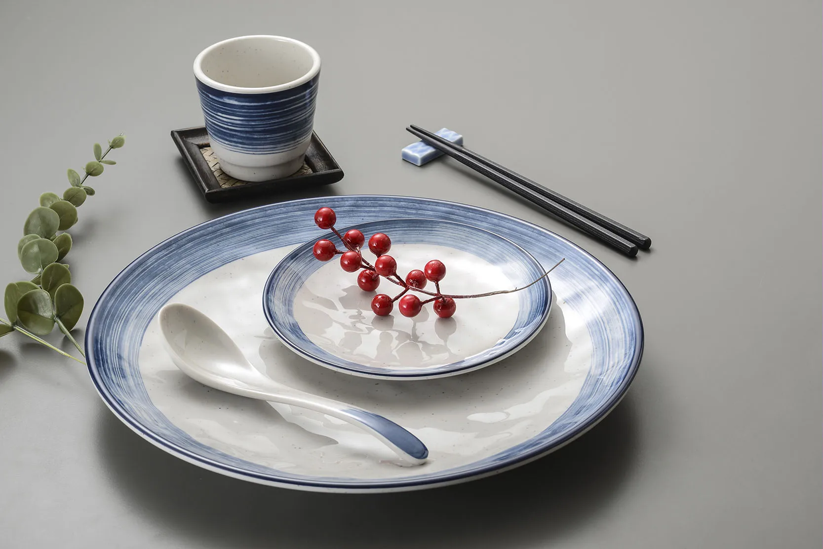 Hot Selling Durable Melamine Korean Japanese Wedding Dinner Plate Restaurant Round Dinner Plate