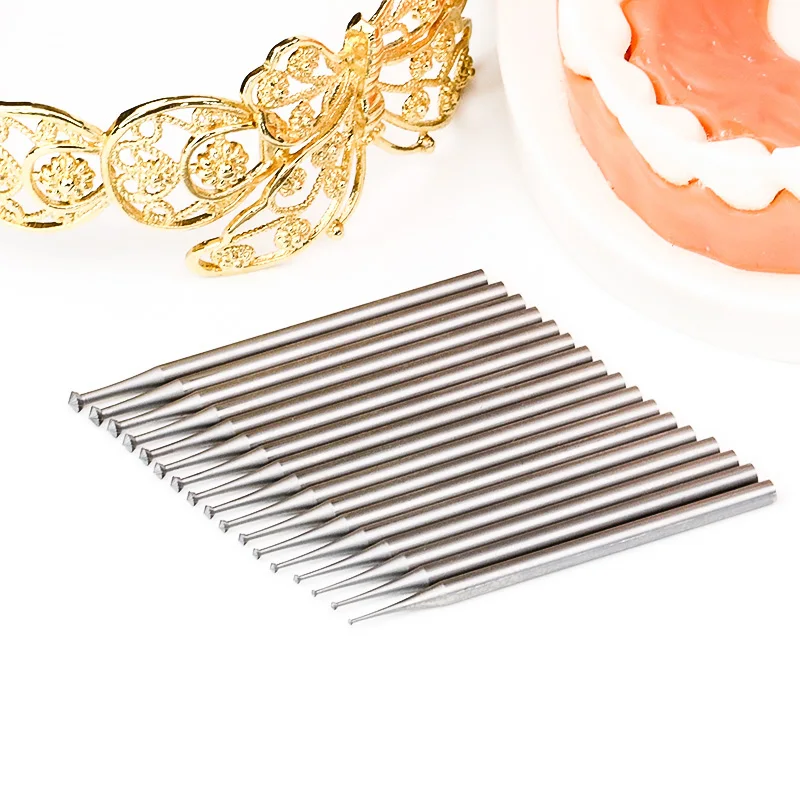 Strong Ostrich HSS 90 Degree Jewelry Burs Carbide Jewelry Burrs Diamond Stone Setting Tool Jewelry Heart Burr Drill Bits