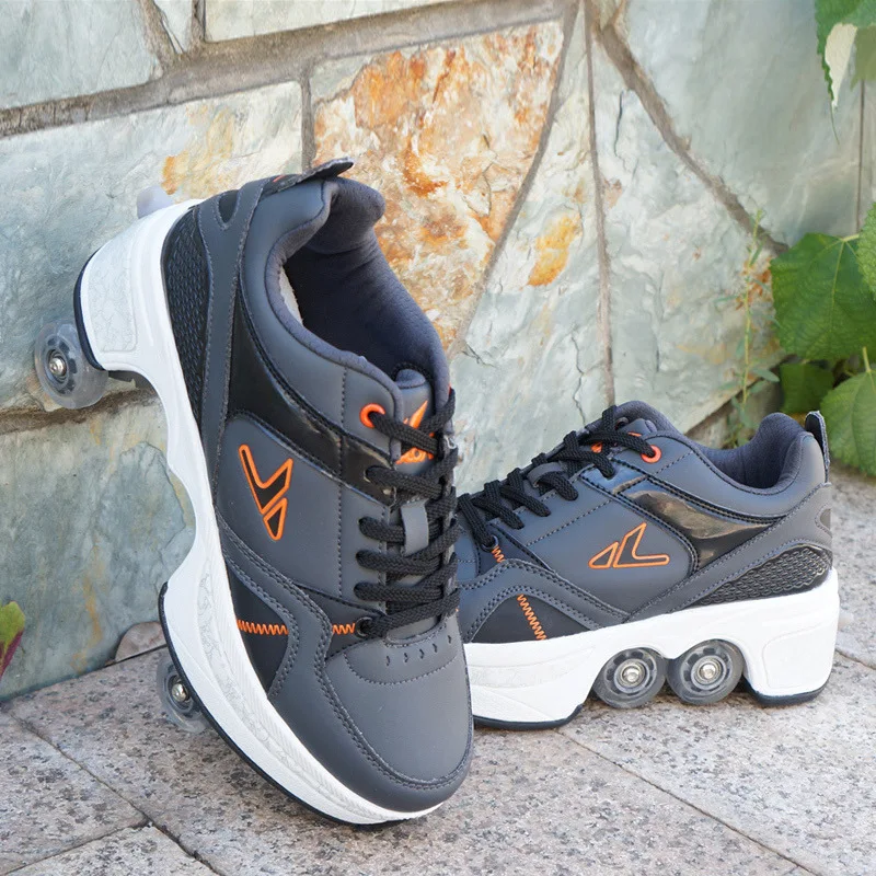 Deformed Shoes and Roller Skates For Adults Wholesale 4 Wheels Skate Shoes