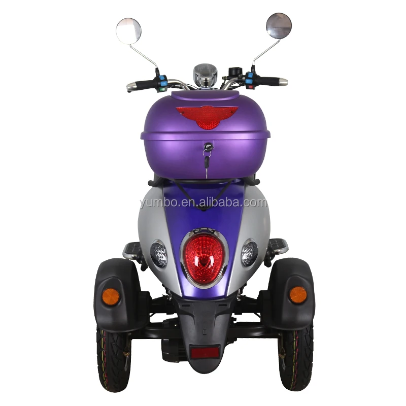 Lady Use Three Wheel Electric Scooter with Comfortable One Seat Low Speed Safe Electric Tricycle for Old People
