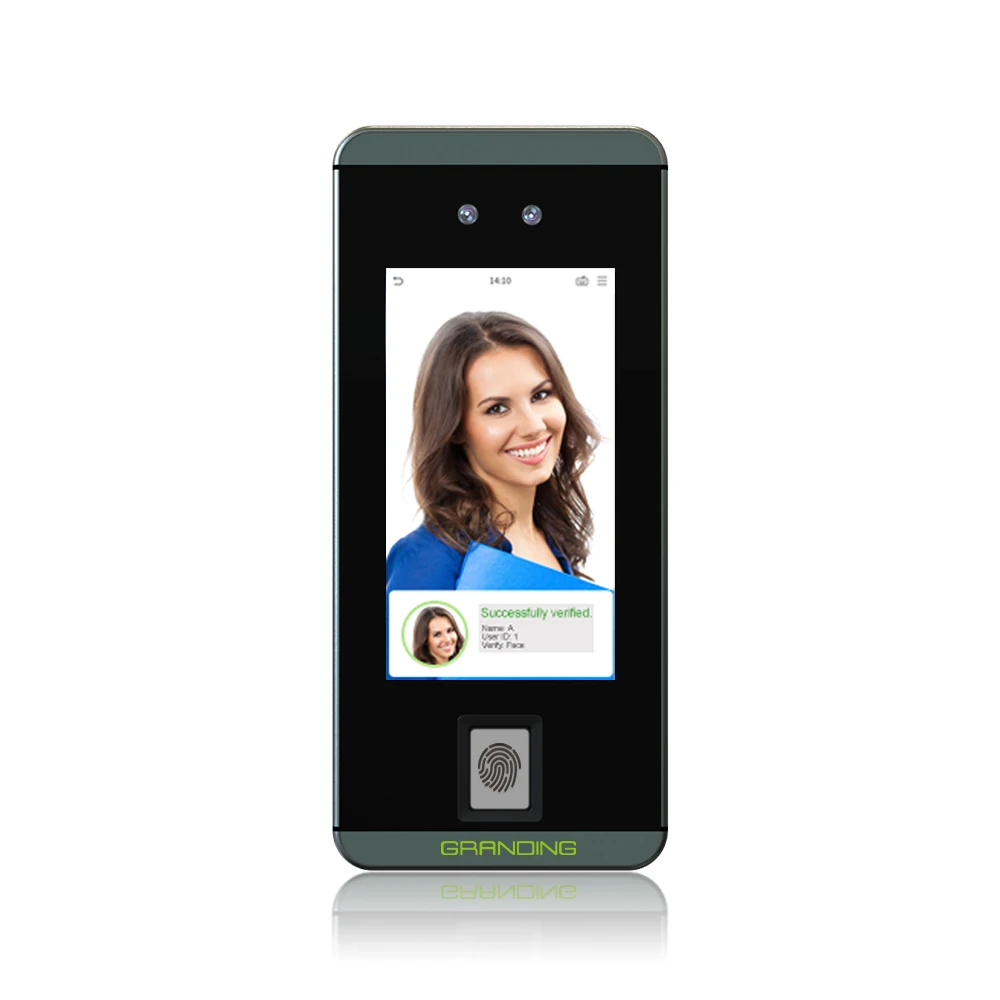 5 Inch Face Recognition with Fingerprint Sensor Palm Reader Zk Access Control