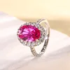 Red corundum Ring
