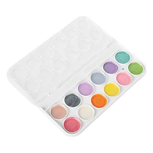 Glitter Watercolor Paints Metallic Solid Colors