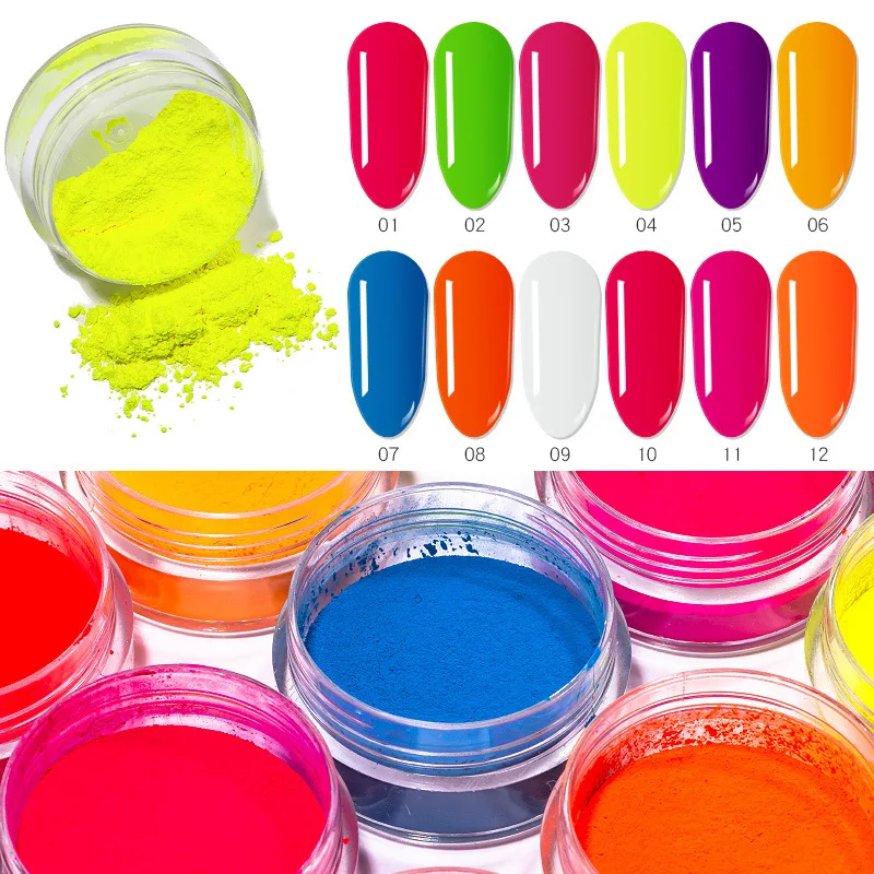 Factory Wholesale Glow In The Dark Water Soluble Neon Pigment Resin UV Fluorescent Pigment