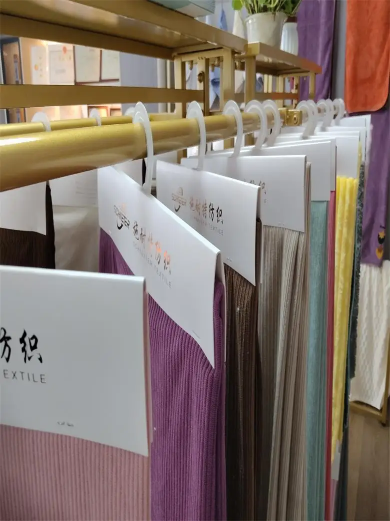 100% Polyester Corduroy Fabric Tricot Knitted Fleece Woven/Printed Stripes Design Girls' Dresses Sofas Suits Curtains Garments