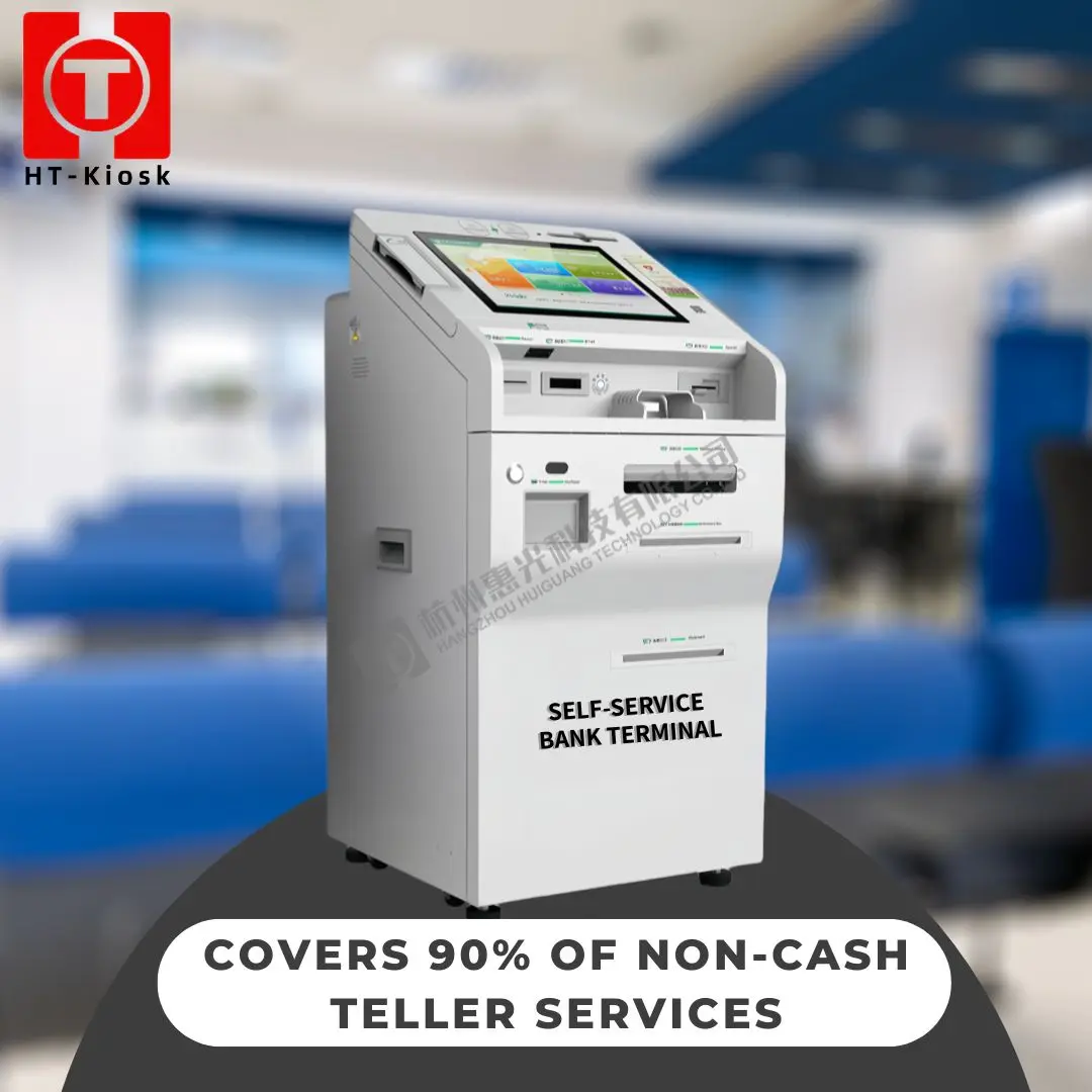 Bank Smart Multi-Function ATM Kiosk Touch Screen Indoor Payment Machine for Card Cash Deposit Withdraw and Transfer Money