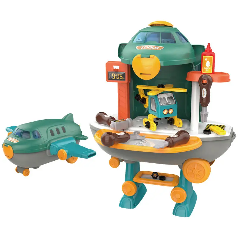 Новинка 2023 45 шт. детский верстак для ремонта самолета