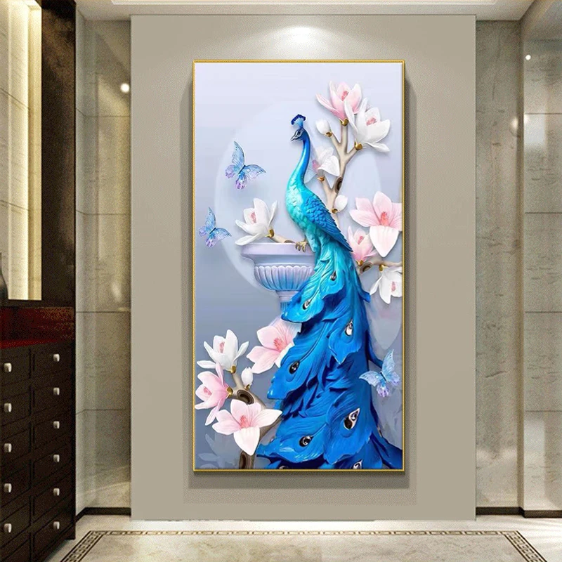 1,188 Peacock Wall Painting Images, Stock Photos, 3D objects, & Vectors