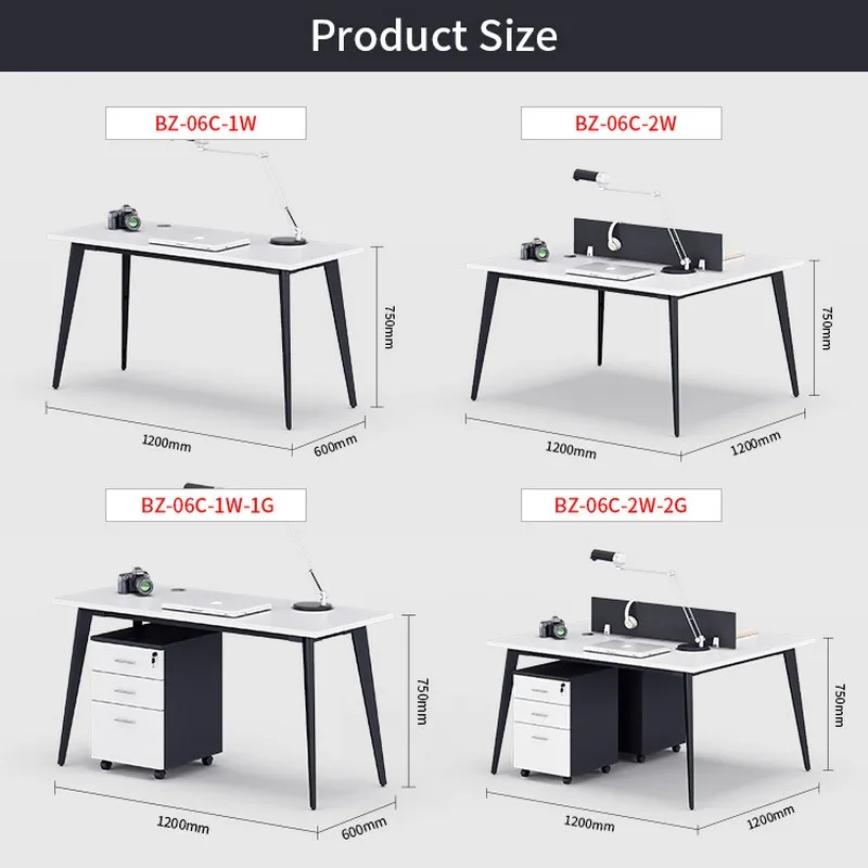 Curved Shape Light Wood Lap Desk Minimalis Office Desk Study Computer Desk