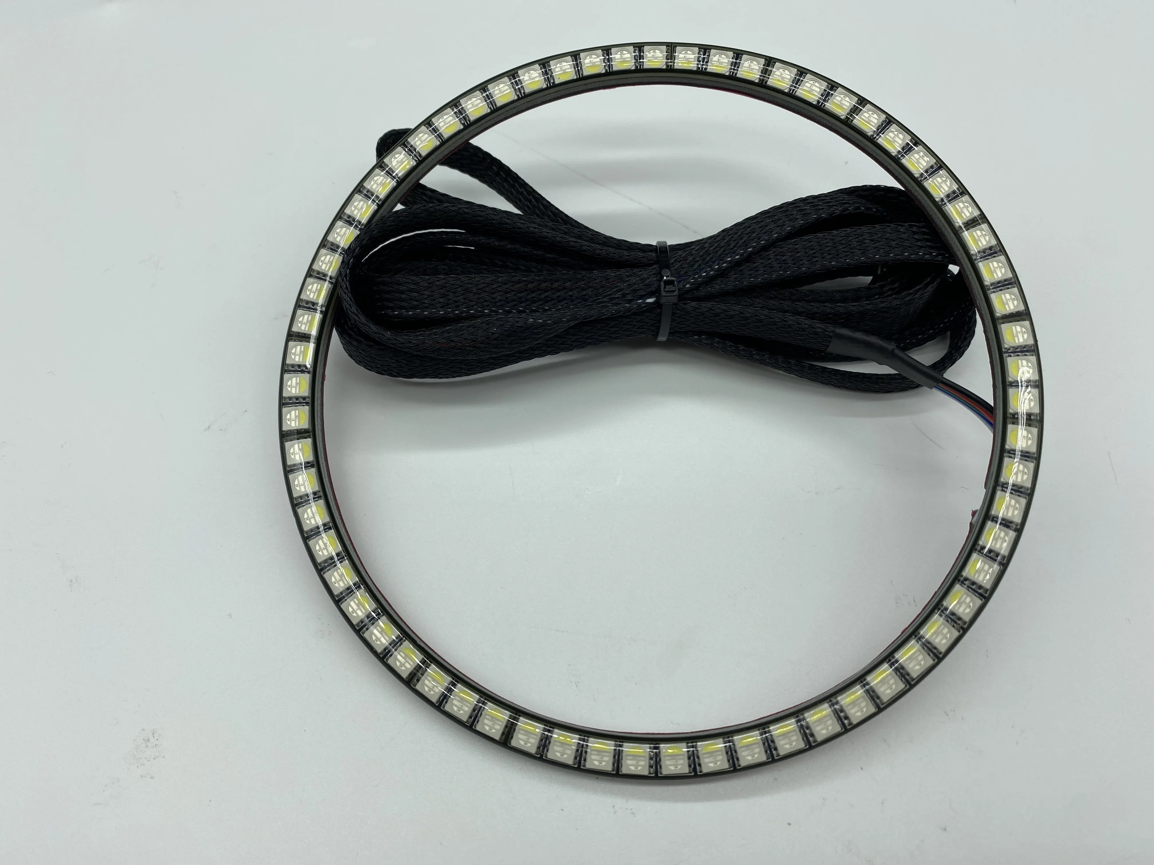 Automotived Modified Angel Eyes Daytime Running Lights LED Headlamp Car Headlights