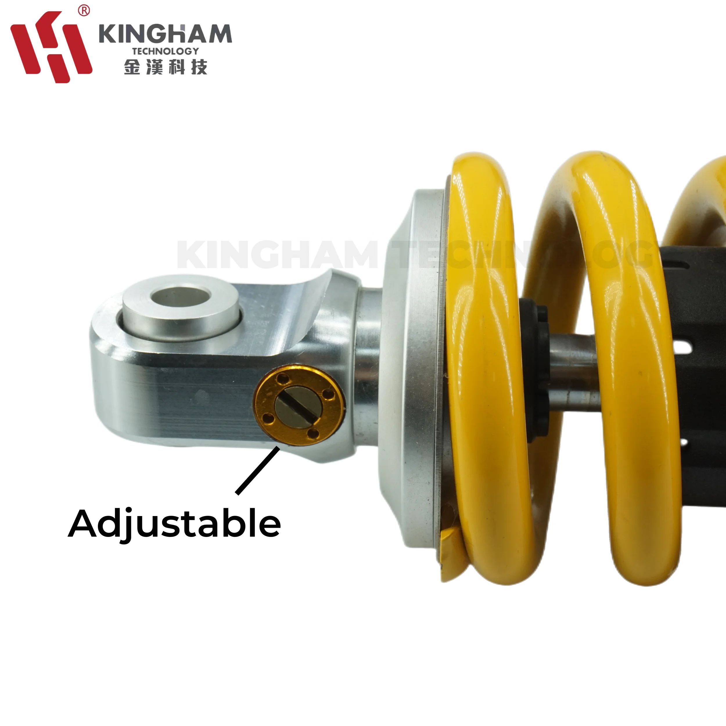 Подгонянный ЧПУ KINGHAM Регулируемый для YAMAHA LC135 Y15 HONDA RS150 WINNER150 Подвеска Мотоцикла 205 мм задний амортизатор