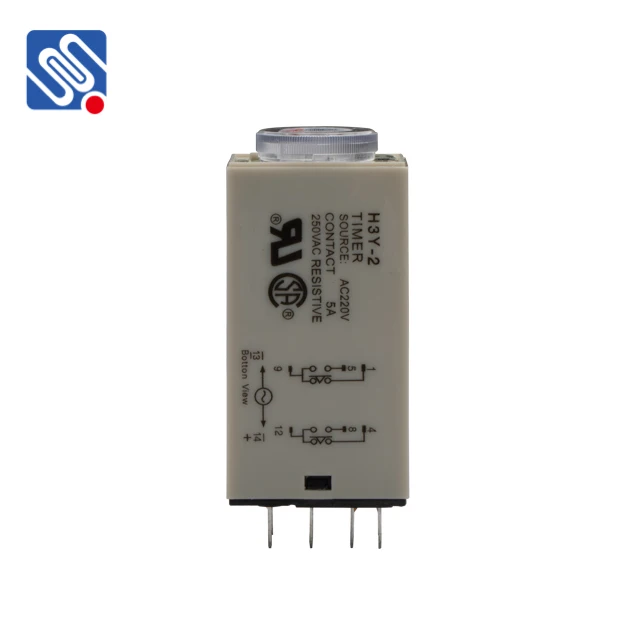 Meishuo H3Y-2 Mini High Power on Delay Time Relay AC 12v 24V 36V 48V 110V 220V 8pin 14pins 5A Sealed Miniature Size